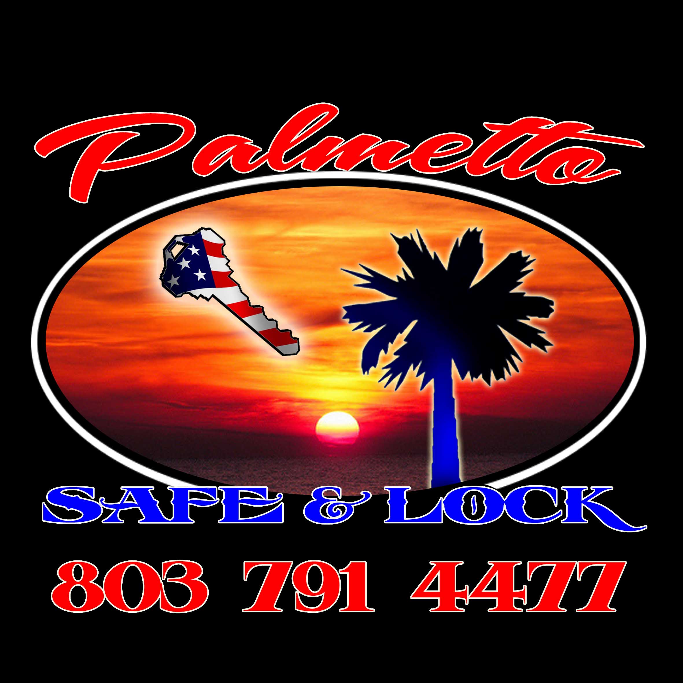 palmetto safe and lock logo
